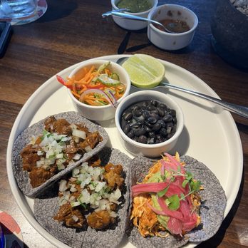 BAKAN signature dishes Cochinita PibilMole Coloradito Queso Fundido﻿﻿